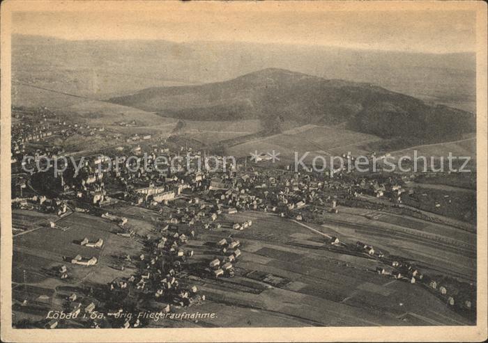 Loebau Sachsen Fliegeraufnahme