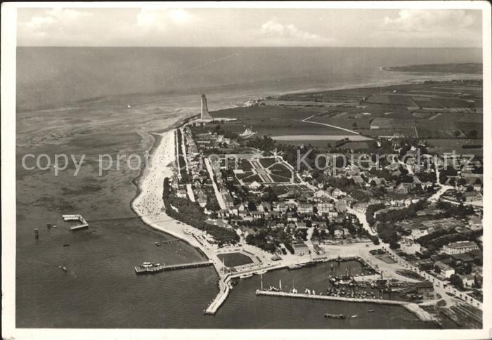 Laboe Hafen Marineehrenmal Fliegeraufnahme