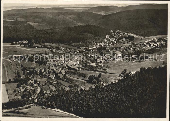 Finsterbergen Hoehenluftkurort Fliegeraufnahme