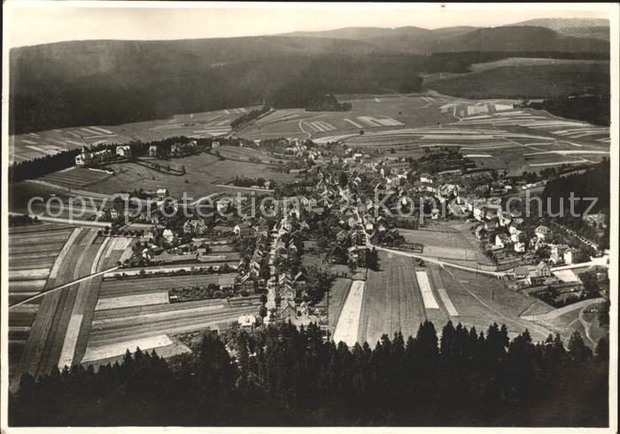Finsterbergen Hoehenluftkurort Fliegeraufnahme