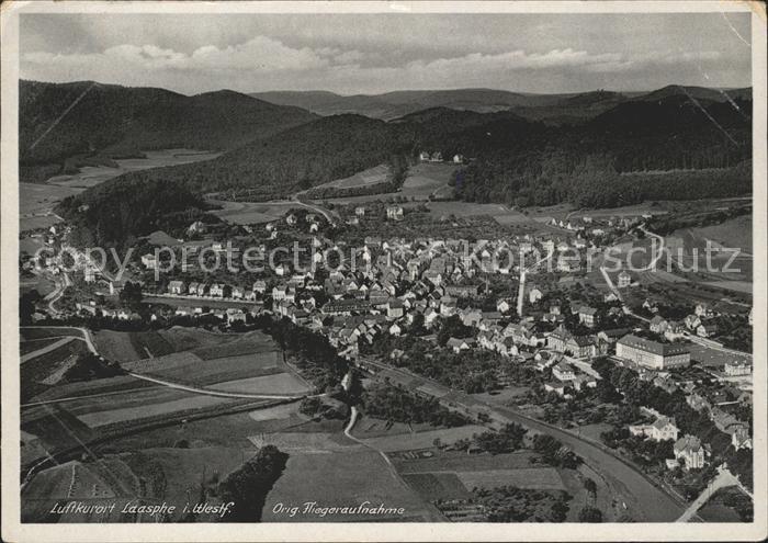 Laasphe Luftkurort Fliegeraufnahme