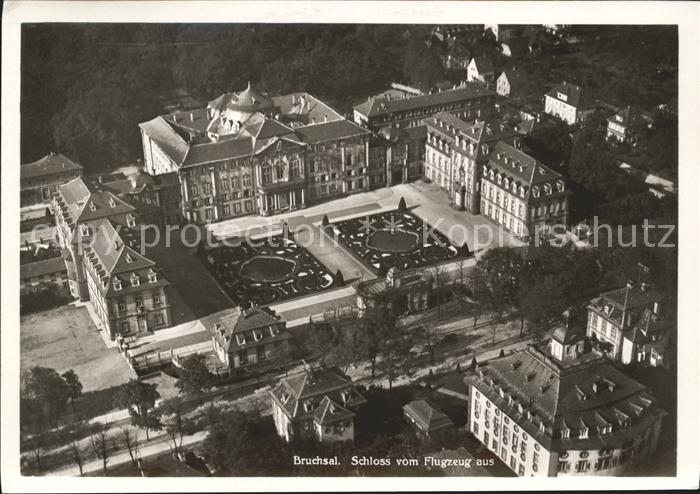 Bruchsal Schloss Fliegeraufnahme