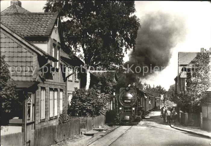 Wernigerode Harz Harzquerbahn Dampflokomotive