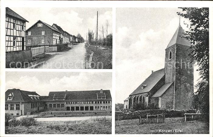 Konzen Strassenpartie Kirche