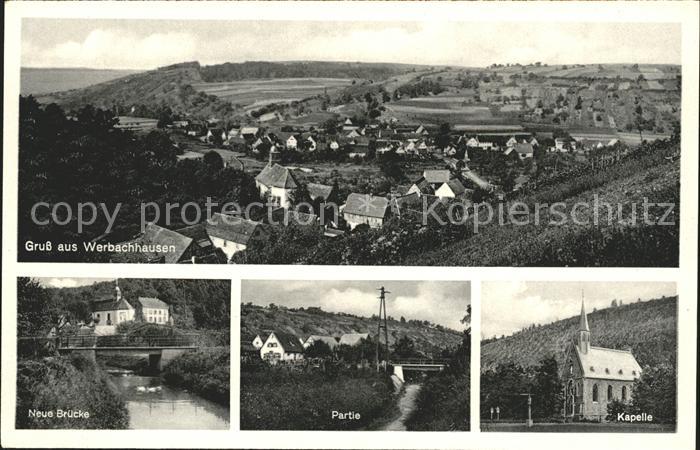 Werbachhausen Gesamtansicht Bruecke Kapelle