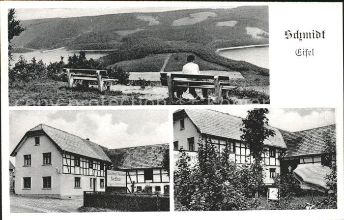 Schmidt Gasthaus Pension zur Linde Fernsicht Ruhebank