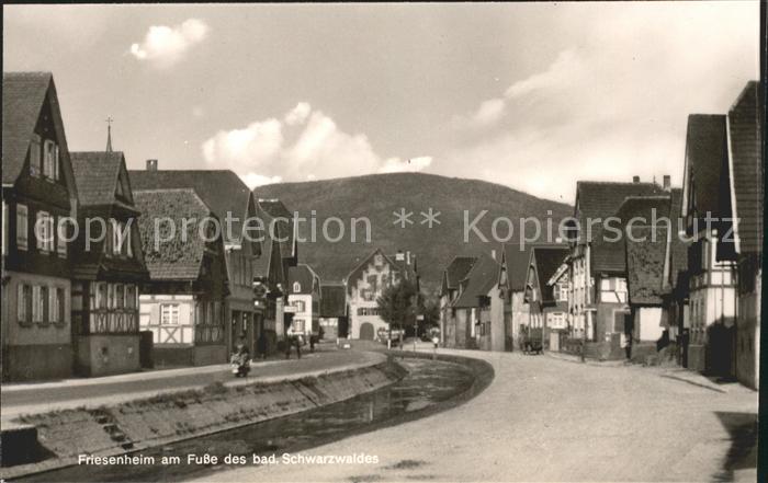 Friesenheim Baden Strassenpartie Bach