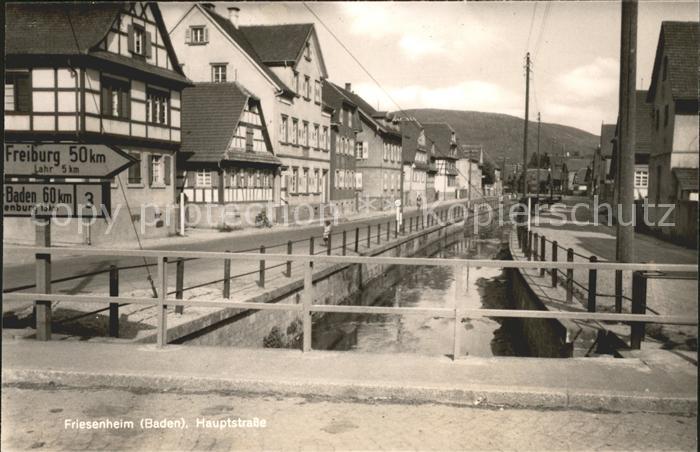 Friesenheim Baden Hauptstrasse Bach