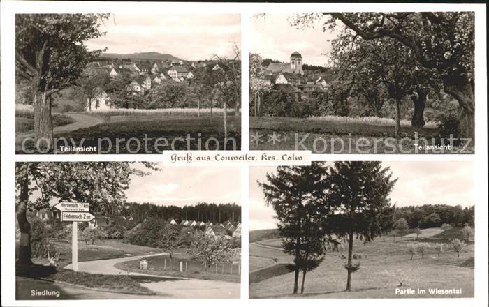 Conweiler Teilansicht Siedlung Partie im Wiesental