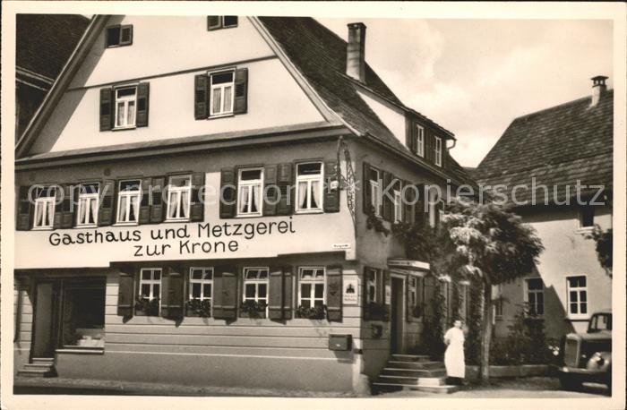 Rudersberg Wuerttemberg Gasthaus Metzgerei zur Krone