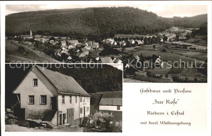 Riedern Unterfranken Gasthaus und Pension Zur Rose Waldumgebung
