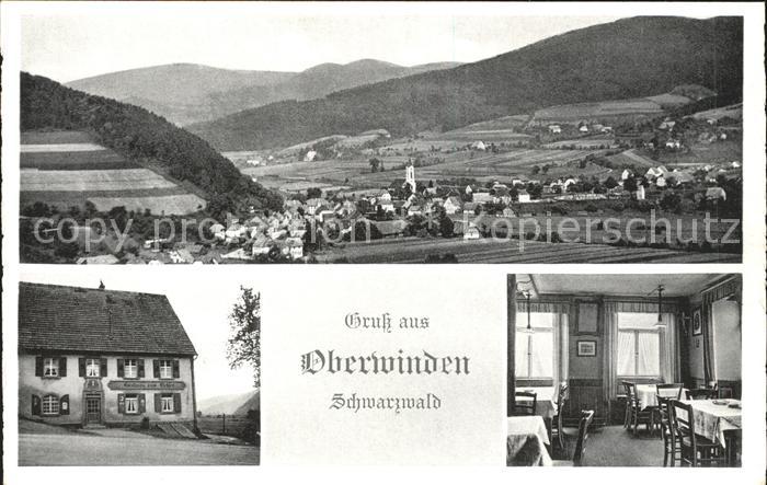 Oberwinden Elztal Panorama Schwarzwald Gasthaus zum Ochsen