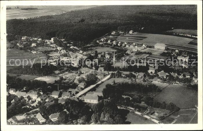 Syke Luftkurort Fliegeraufnahme
