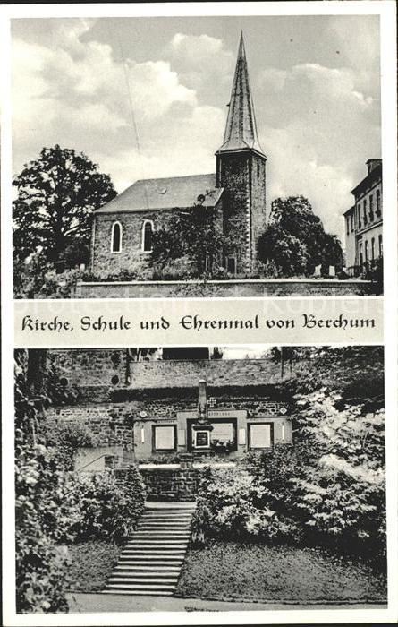 Berchum Kirche Ehrenmal