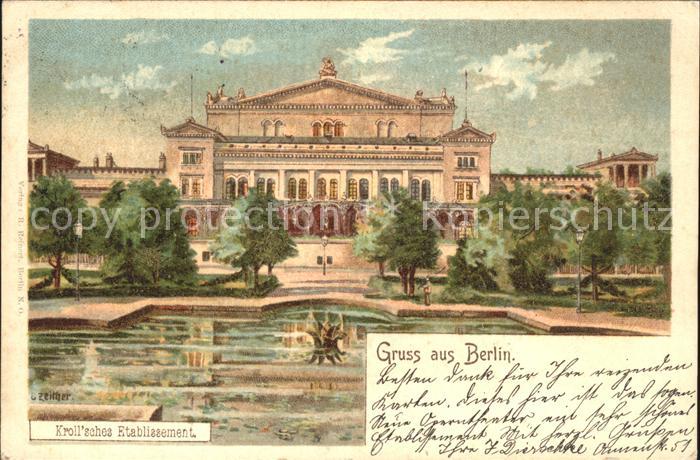 Berlin Krollsches Etablissement