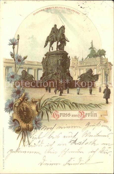 Berlin Denkmal Kaiser Wilhelm der Grosse