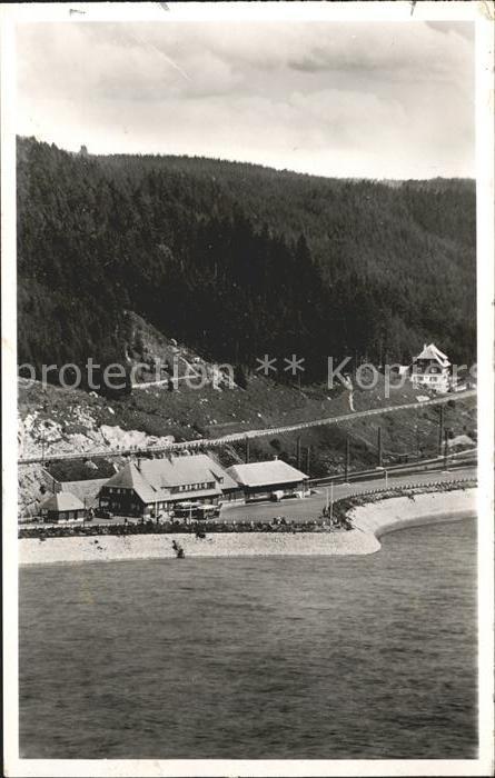 Seebrugg Hotel Schluchsee Fliegeraufnahme
