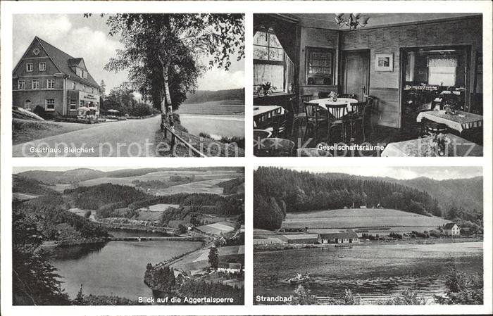 Deitenbach Gasthaus zur Aggertalsperre Helmut Bleichert