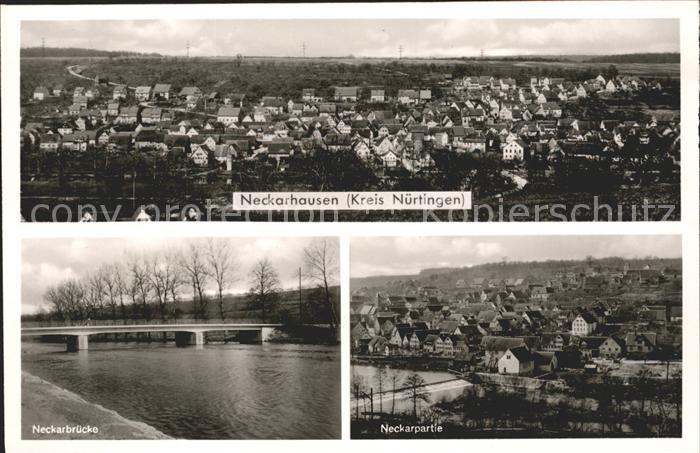 Neckarhausen Nuertingen Neckarbruecke