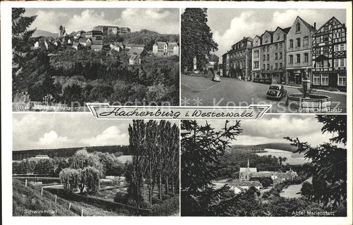 Hachenburg Westerwald Abtei Marienstatt Marktplatz