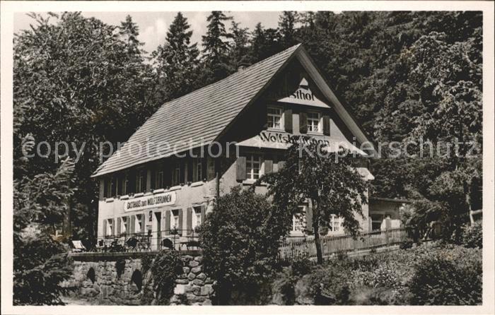 Seebach Ottenhoefen Schwarzwald Gasthaus Pension Wolfsbrunnen