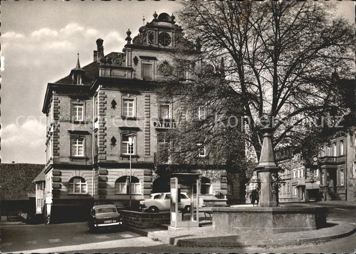 Herbolzheim Breisgau Rathaus und Hotel Sonne