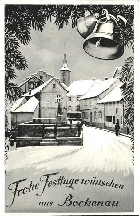 Bockenau Weihnachtskarte
