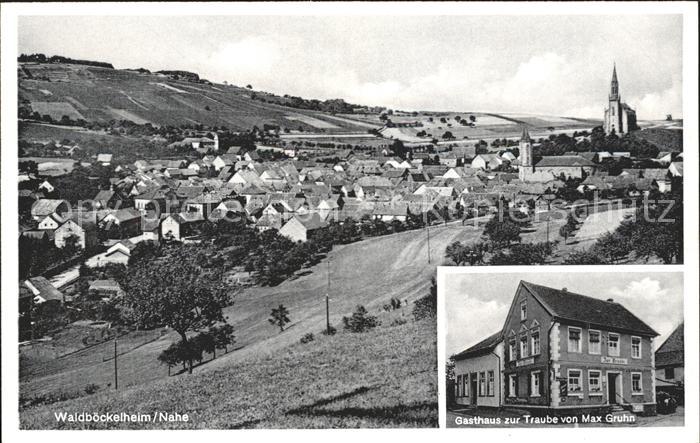 Waldboeckelheim Gasthaus zur Traube Max Gruhn