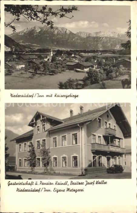 Niederaudorf Inn Kaisergebirge Gasthaus Kaindl Josef Waller