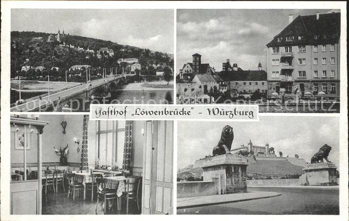Wuerzburg Gasthaus Loewenbruecke