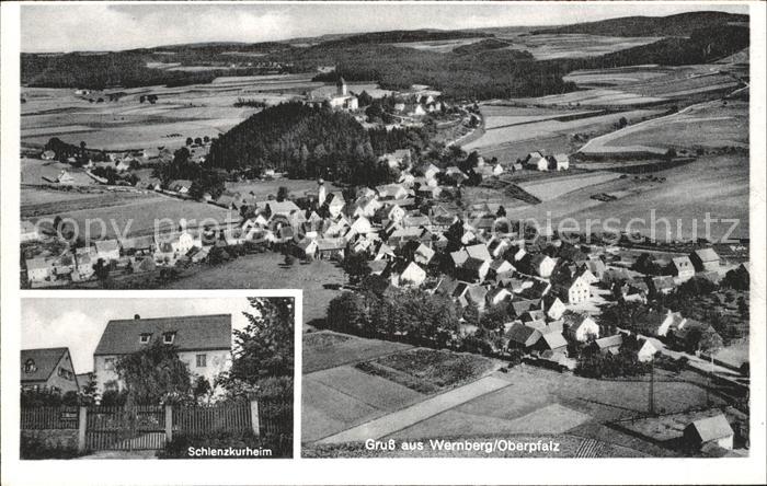 Wernberg-Koeblitz Fliegeraufnahme Schienzkurheim