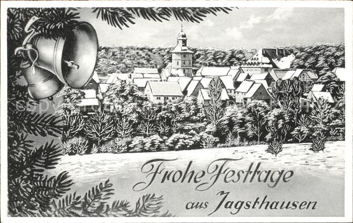 Jagsthausen Heilbronn Weihnachtskarte