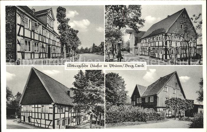 Dhuenn Wipperfuerth Altbergische Fachwerkhaeuser