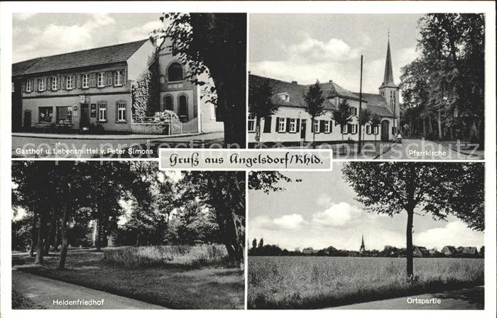 Angelsdorf Gasthaus Lebensmittel Peter Simons Heldenfriedhof