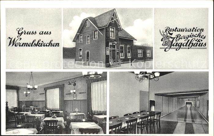 Wermelskirchen Restaurant Bergisches Jagdhaus Kegelbahn