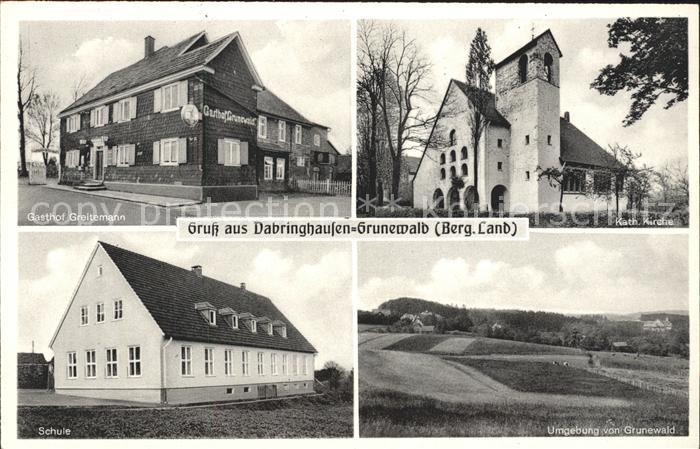 Dabringhausen Gasthaus Greitemann Schule