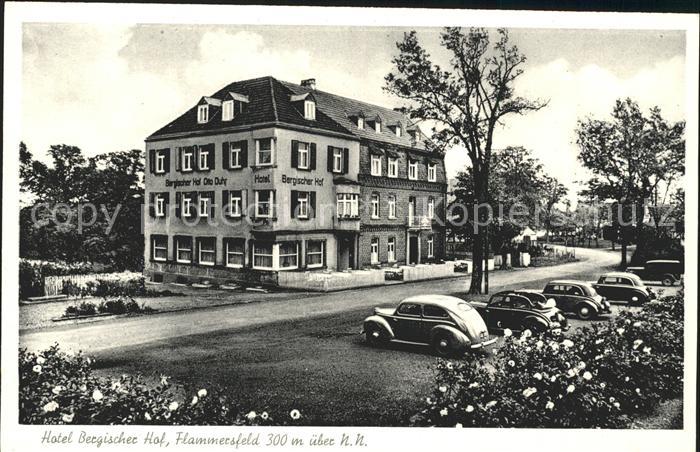 Flammersfeld Hotel Bergischer Hof Autos