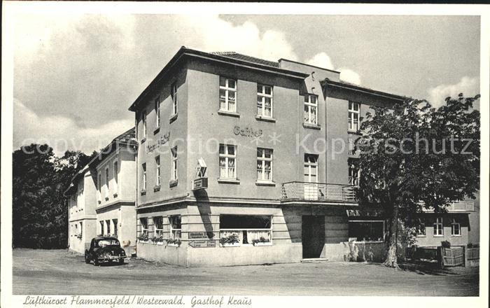Flammersfeld Gasthaus Kraus Auto