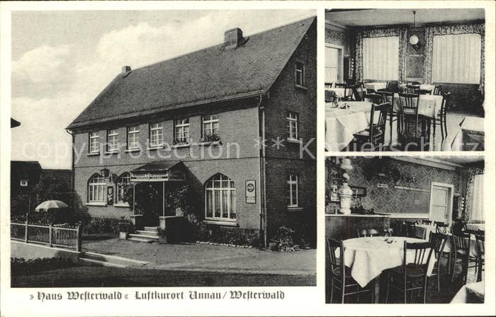 Unnau Westerwald Haus Westerwald Pension Gasthaus
