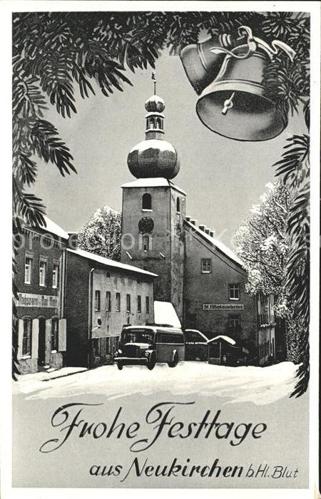 Neukirchen Heilig Blut Festkarte Kolonialwaren Johanna Pfeiffer