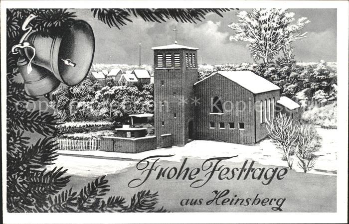 Heinsberg Rheinland Festkarte Buchhandlung Hans Grosche