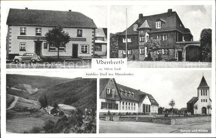 Udenbreth Gasthaus Kaufhaus zur Linde Auto Landschulheim