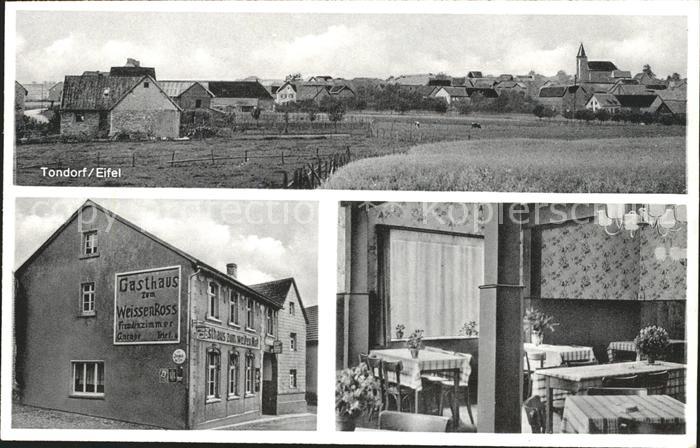 Tondorf Eifel Gasthaus zum weissen Ross