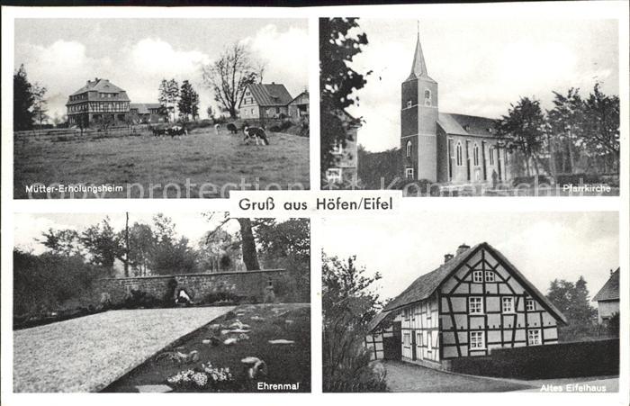 Hoefen Rheinland Muettererholungsheim Ehrenmal