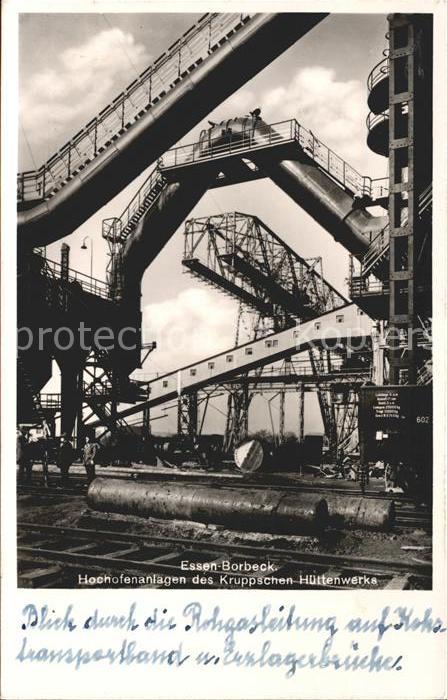 Borbeck Essen Hochofenanlage Kruppschhe Huettenwerk