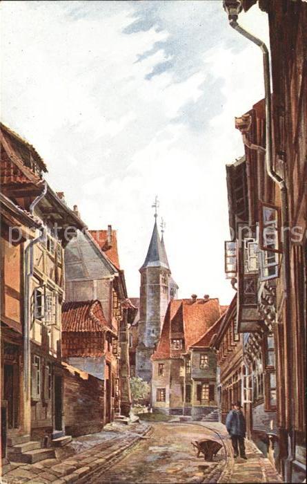 Hildesheim Kuenstlerkarte Hinterer Bruehl