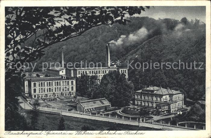 Marbach Neckar Rauschergrund Spinnerei Weberei