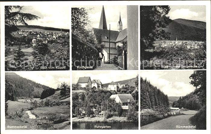 Meschede Ruemmecketal Ruhrgarten Kirchgasse