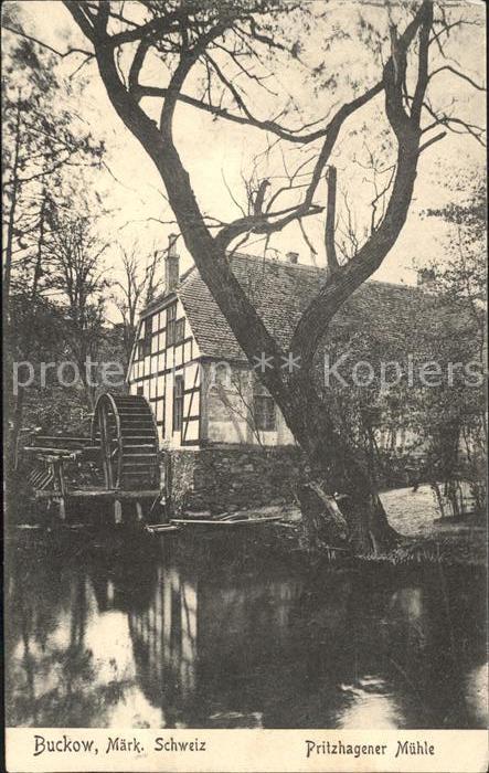Buckow Maerkische Schweiz Pritzhagener Muehle