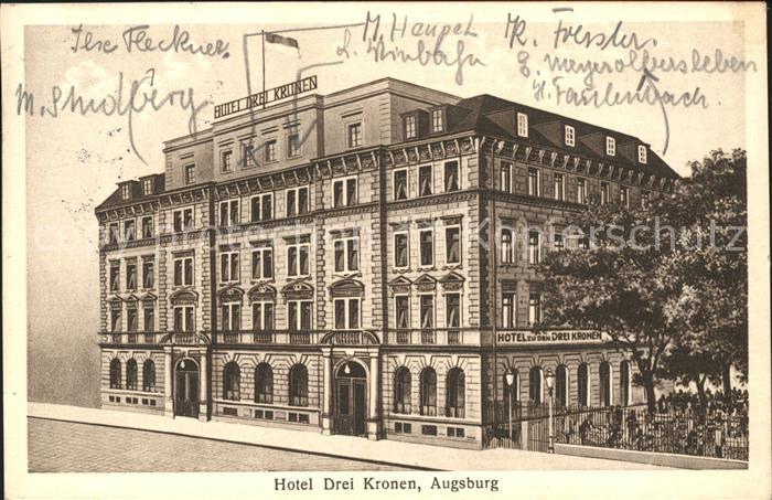 Augsburg Hotel Drei Krone Josef Bauer